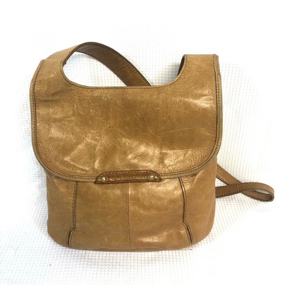 HOBO Bags Hobo The Original Brown Leather Saddle Bag Crossbody